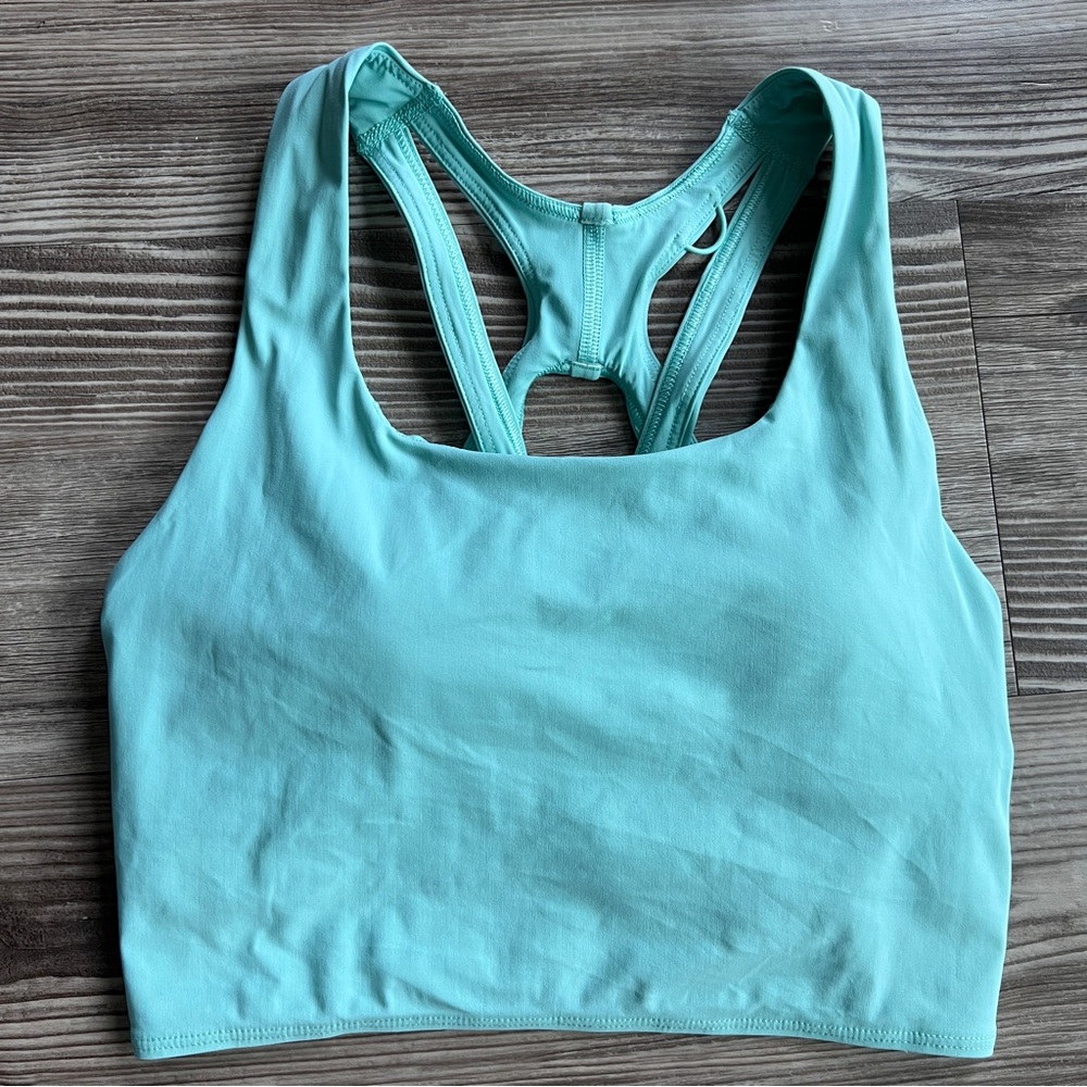 Lululemon Stash It Bra *Medium Support, B/C Cup Wild Mint, Sports Bra